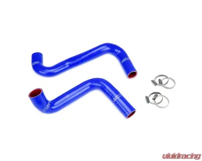 HPS Performance Products Blue Silicone Coolant Hose Kit for Nissan 240SX S13/S14/S15 LS Swap 1989-1998 - 57-2059-BLUE