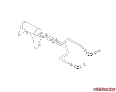 HPS Black Silicone Oil Cooler Coolant Hose Elbow Dodge D250 | W250 Pickup 1990-1993 - 57-1881-BLK