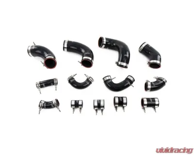 HPS Performance Black Silicone Intercooler Hose Kit for Nissan Skyline GT-R R33 RB26DETT 1995-1998 - 57-2097-BLK