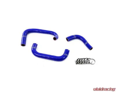 HPS Performance 3-ply reinforced oil-resistant silicone direct replacement breather hoses. - 57-2100-BLUE