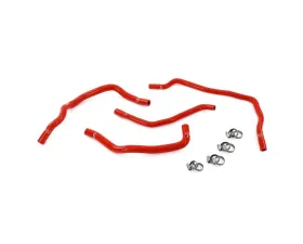 HPS Red Silicone Heater and Expansion Tank Coolant Hoses Scion xB 2.4L 2008-2015