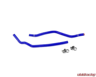 HPS Silicone Coolant Tank Supply Hose Kit Ford 6.0L V8 Diesel Turbo 2003-2007 - 57-2119-BLUE