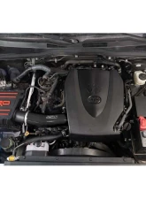HPS Reinforced Silicone Post MAF Air Intake Hose Kit (Black) Toyota Tacoma 3.5L V6 2016-2022                                     - 57-2126-BLK - Image 4