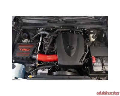 HPS Performance Products Reinforced Silicone Air Intake Hose Kit Red for Toyota Tacoma 3.5L V6 2016-2022 - 57-2126-RED