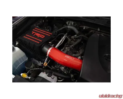 HPS Performance Products Reinforced Silicone Air Intake Hose Kit Red for Toyota Tacoma 3.5L V6 2016-2022 - 57-2126-RED