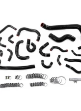 HPS Performance Products Black Silicone Hose Kit for Nissan Skyline GT-R R33 RB26DETT 1995-1998                                     - 57-2136-BLK - Image 2