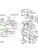 HPS Performance Products Silicone Bypass Coolant Hoses Black for Mazda Miata 1.6L 1990-1993                                     - 57-2155-BLK - Image 2