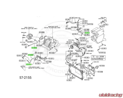 HPS Performance Products Silicone Bypass Coolant Hoses Black for Mazda Miata 1.6L 1990-1993 - 57-2155-BLK