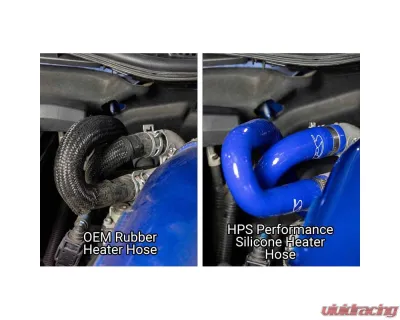 HPS Reinforced Silicone Heater Hose Kit Blue Lexus IS350 3.5L V6 2007-2011 - 57-2183-BLUE