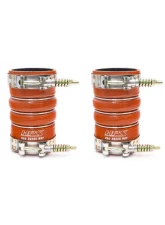 HPS Intercooler Hoses Orange Dodge Ram 2500 6.7L Diesel Cummins 2010                                     - 57-2209 - Image 4