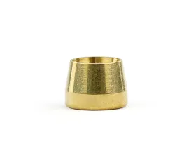 HPS Performance Products HPS Olive Insert Brass -3 AN-3 Fitting, 0 Degree Angle, Brass Color