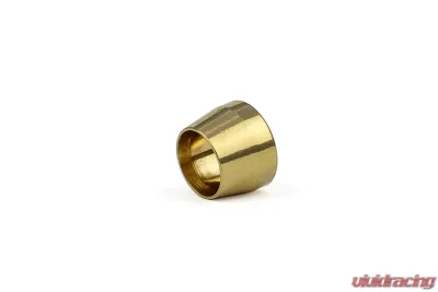 HPS Performance Products HPS Olive Insert Brass AN-4 Fitting, 0 Degree Angle, Brass Color - 699040