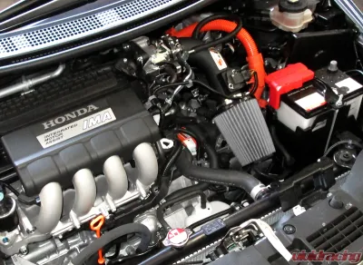 HPS Performance Shortram Air Intake 2011-2016 Honda CR-Z 1.5L, Includes Heat Shield, Red - 827-107R
