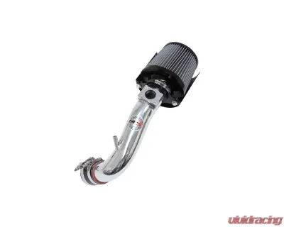 HPS Polish Shortram Air Intake + Heat Shield for 08-14 Mitsubishi Lancer 2.0L 2.4L NonTurbo w/ EGR Tube - 827-162P