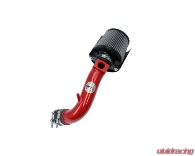 HPS Red Shortram Air Intake + Heat Shield for 08-14 Mitsubishi Lancer 2.0L 2.4L NonTurbo w/ EGR Tube - 827-162R