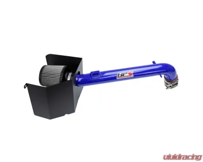 HPS Performance Shortram Air Intake Kit 2005-2019 Toyota Tacoma 2.7L, Includes Heat Shield, Blue - 827-169BL