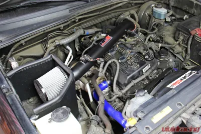 HPS Performance Shortram Air Intake Kit 2005-2019 Toyota Tacoma 2.7L, Includes Heat Shield, Blue - 827-169BL