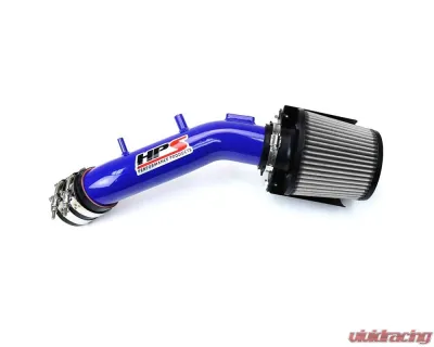 HPS Performance Cold Air Intake Kit 03-07 Honda Accord 2.4L with MAF Sensor SULEV, Includes Heat Shield, Blue - 827-173BL