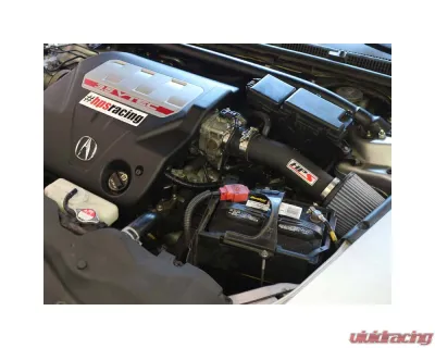 HPS Black High Flow Filter Shortram Air Intake Kit Acura TL 2004-2008 - 827-275WB