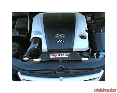 HPS Silicone Air Intake Kit Cool Ram (Black) Hyundai Genesis 2009-2011 - 827-276WB