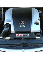 HPS Silicone Air Intake Kit Cool Ram (Black) Hyundai Genesis 2009-2011                                     - 827-276WB - Image 2