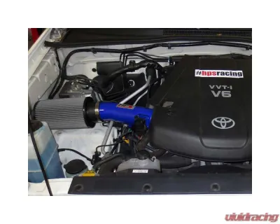 HPS Performance Cool Ram Air Intake Kit for 2005-2011 Toyota Tacoma 4.0L V6, High Flow Filter - 827-506BL