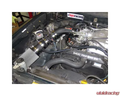 HPS Performance Products 827 Series Black Shortram Air Intake Kit for 1996-1998 Toyota 4Runner 3.4L V6 - 827-507WB