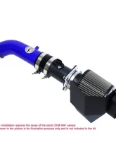 HPS Performance Shortram Air Intake Kit 03-06 Nissan 350Z 3.5L V6, Includes Heat Shield, Blue                                     - 827-520BL - Image 3