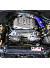 HPS Performance Shortram Air Intake Kit 03-06 Nissan 350Z 3.5L V6, Includes Heat Shield, Blue                                     - 827-520BL - Image 3