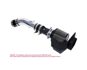 HPS Performance Shortram Air Intake Kit 03-06 Nissan 350Z 3.5L V6, Includes Heat Shield, Polish