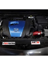 HPS Performance Shortram Air Intake Kit (Red) Mazda Mazda 3 2012-2013                                     - 827-531R - Image 2