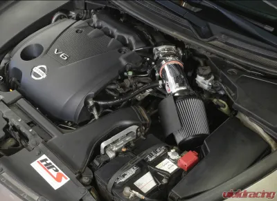 HPS Performance Shortram Air Intake Kit 09-17 Nissan Maxima V6 3.5L, Includes Heat Shield, Blue - 827-533BL
