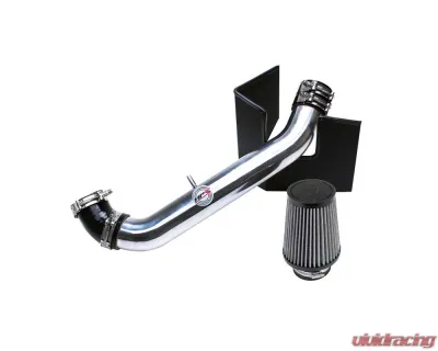 HPS Performance Shortram Air Intake 1999-2005 Mazda Miata 1.8L Non Turbo, Includes Heat Shield, Polish - 827-537P