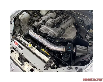 HPS Performance Shortram Air Intake 1999-2005 Mazda Miata 1.8L Non Turbo, Includes Heat Shield, Polish - 827-537P