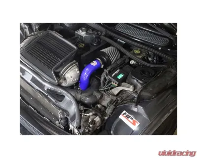 HPS Performance Products Blue Shortram Air Intake Kit for 2003-2006 Mini Cooper S JCW 1.6L - 827-544BL