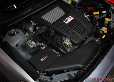 HPS Performance Shortram Air Intake w/ Heat Shield (Red) Subaru WRX 2.0L Turbo 2015-2021 - 827-545R