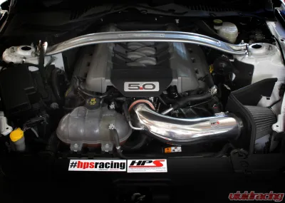 HPS Performance Products Shortram Air Intake Kit Blue for 2015-2022 Ford Mustang GT 5.0L V8 - 827-556BL