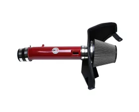 HPS Performance Shortram Air Intake 2011-2014 Ford Mustang 3.7L V6, Includes Heat Shield, Red