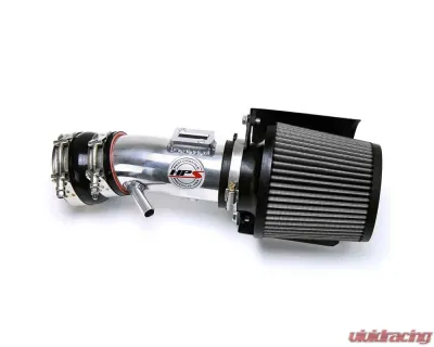 HPS Performance Shortram Air Intake 2007-2012 Nissan Altima V6 3.5L, Includes Heat Shield, Polish - 827-572P