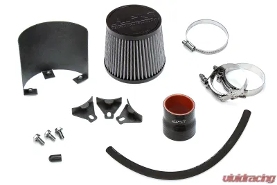 HPS Performance Shortram Air Intake Kit 14-15 Ford Fiesta 1.6L Non Turbo, Includes Heat Shield, Red - 827-580R