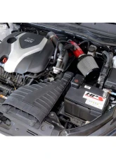 HPS Red Shortram Air Intake Kit includes Heat Shield Hyundai Sonata 2011-2014                                     - 827-587R - Image 2