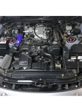 HPS Performance Shortram Air Intake Kit 96-97 Lexus SC400 4.0L V8, Includes Heat Shield, Blue                                     - 827-596BL - Image 2