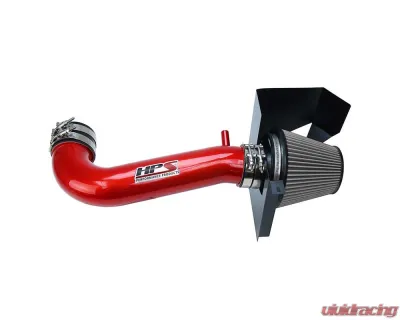 HPS Red Shortram Air Intake Kit includes Heat Shield Dodge Charger 2011-2020 - 827-600R