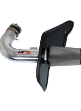 HPS Performance Cold Air Intake Kit 10-15 Chevy Camaro SS 6.2L V8, Includes Heat Shield, Polish                                     - 827-607P - Image 2