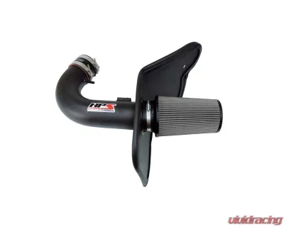 HPS Performance Cold Air Intake Kit 10-15 Chevy Camaro SS 6.2L V8, Includes Heat Shield, Black - 827-607WB