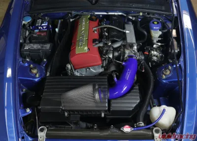 HPS Blue Silicone Air Intake for 06-09 Honda S2000 AP2 2.2L F22 drive-by-wire - 827-610BL