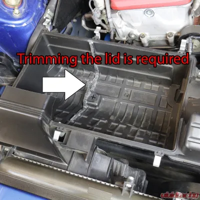 HPS Blue Silicone Air Intake for 06-09 Honda S2000 AP2 2.2L F22 drive-by-wire - 827-610BL