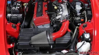 HPS Performance Products Black Silicone Short Ram Air Intake Kit for 2004-2005 Honda S2000 - 827-620WB