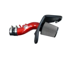 HPS Performance Shortram Air Intake Kit Red w/ Heat Shield Honda Passport 3.5L V6 2019-2022