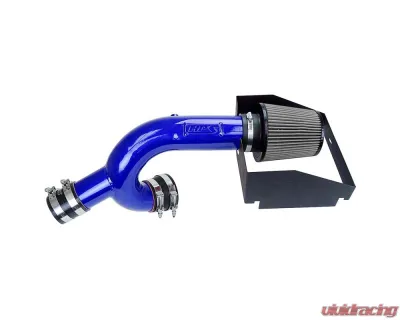 HPS Blue Cold Air Intake Kit includes Heat Shield Ford F150 2015-2016 - 827-634BL